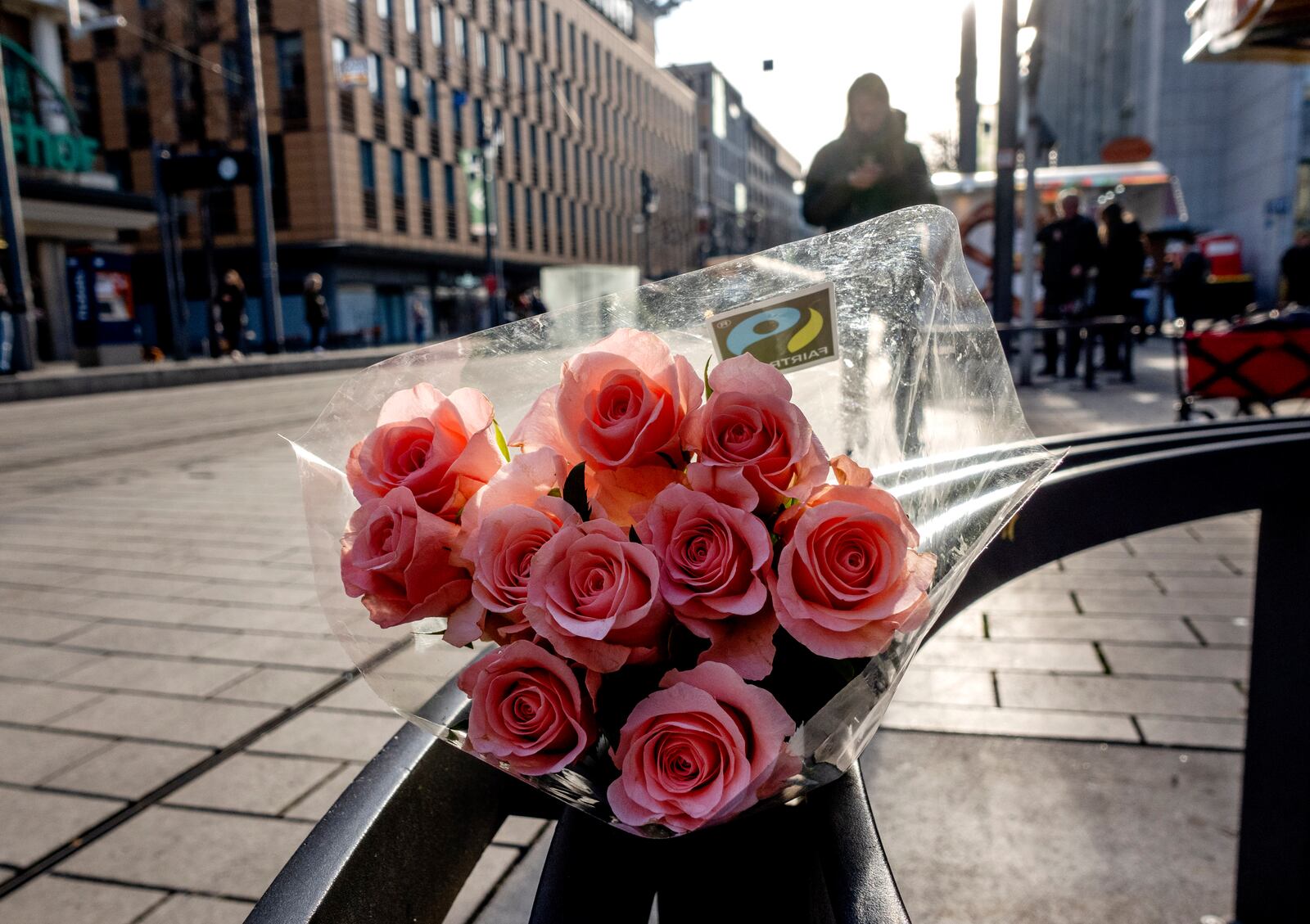 Flowers are laid in the city center of Mannheim, Germany, Tuesday, March 4, 2025, a day after a driver rammed a car into a crowd. (Photo/Michael Probst)