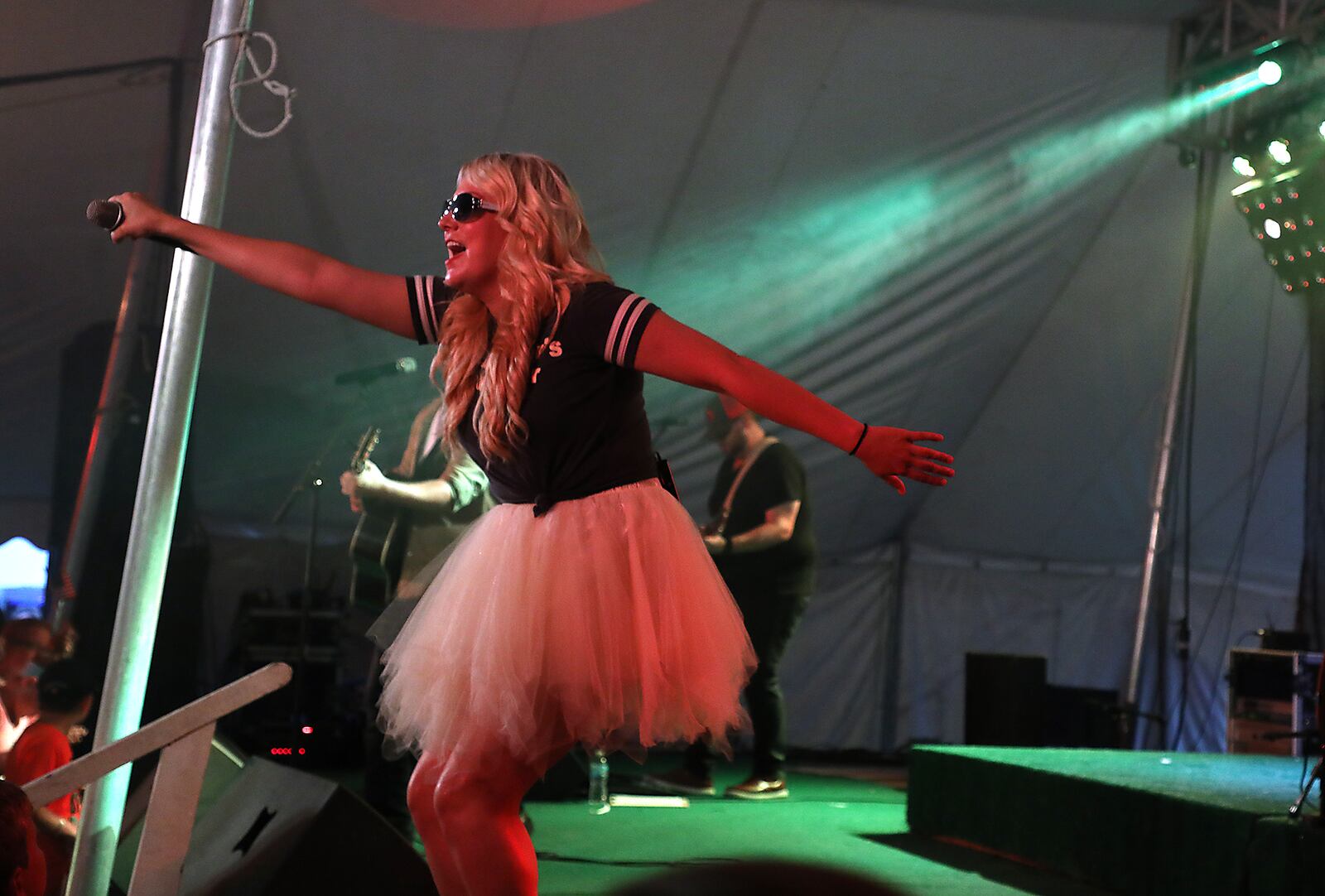 Kate Hasting performs Wednesday at the Clark County Fair. BILL LACKEY/STAFF