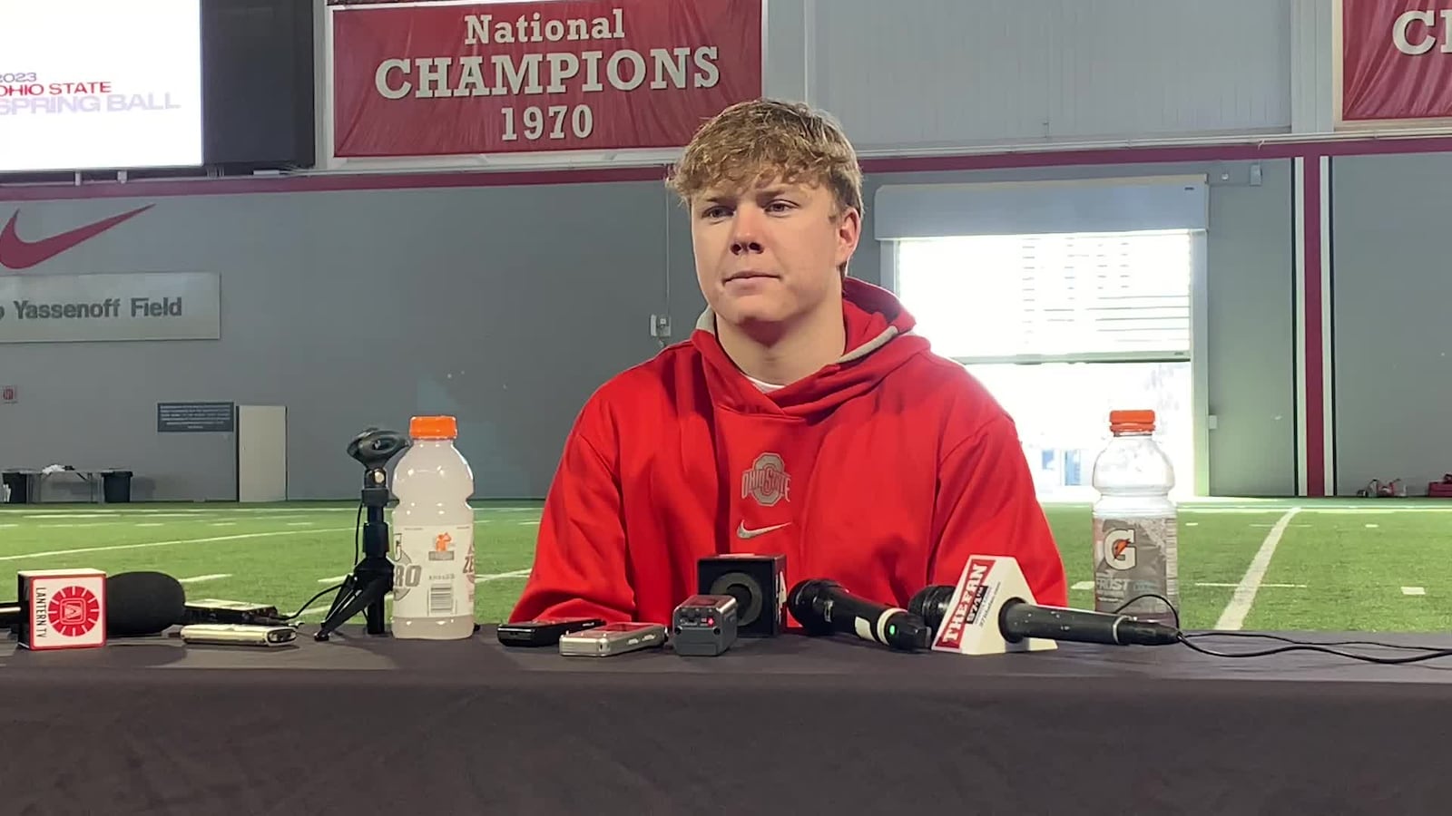 WATCH: Devin Brown describes Ohio State football QB competition this spring