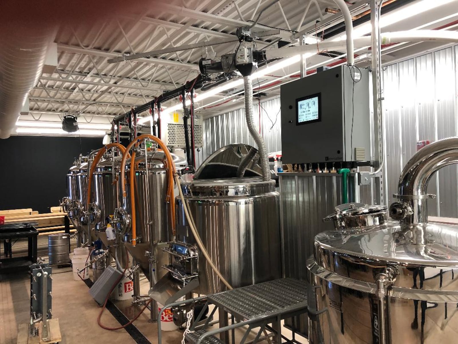 Urbana Brewing Co. differs from several other breweries in that visitors can view the equipment used to created the handcrafted beers right from their tables when they visit and can even watch them being created.