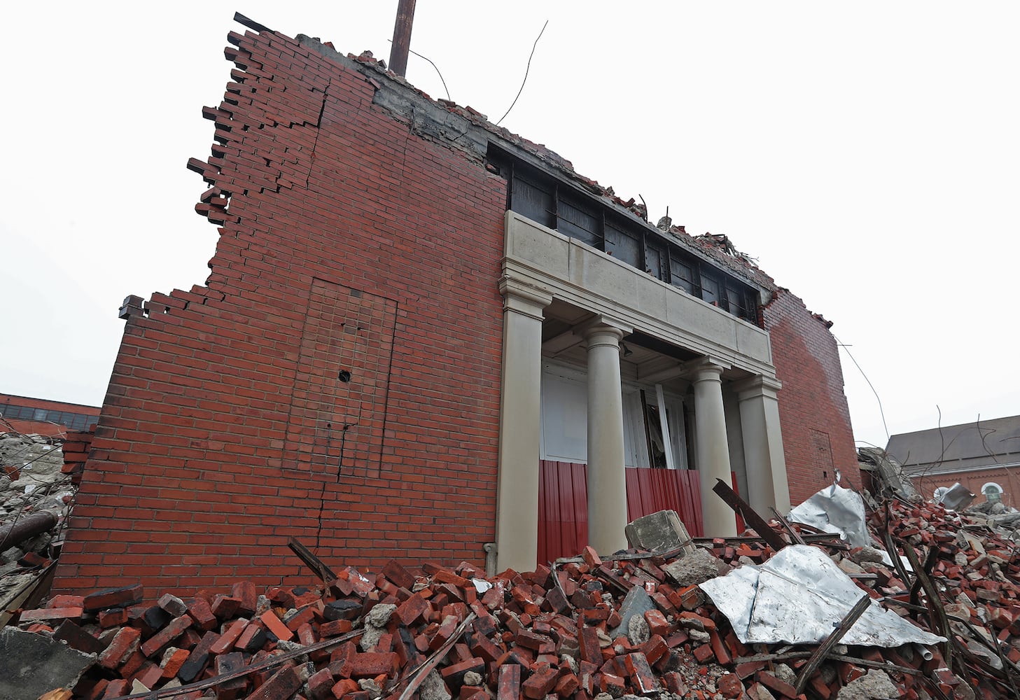 PHOTOS: Crowell-Collier Building Entrance Saved