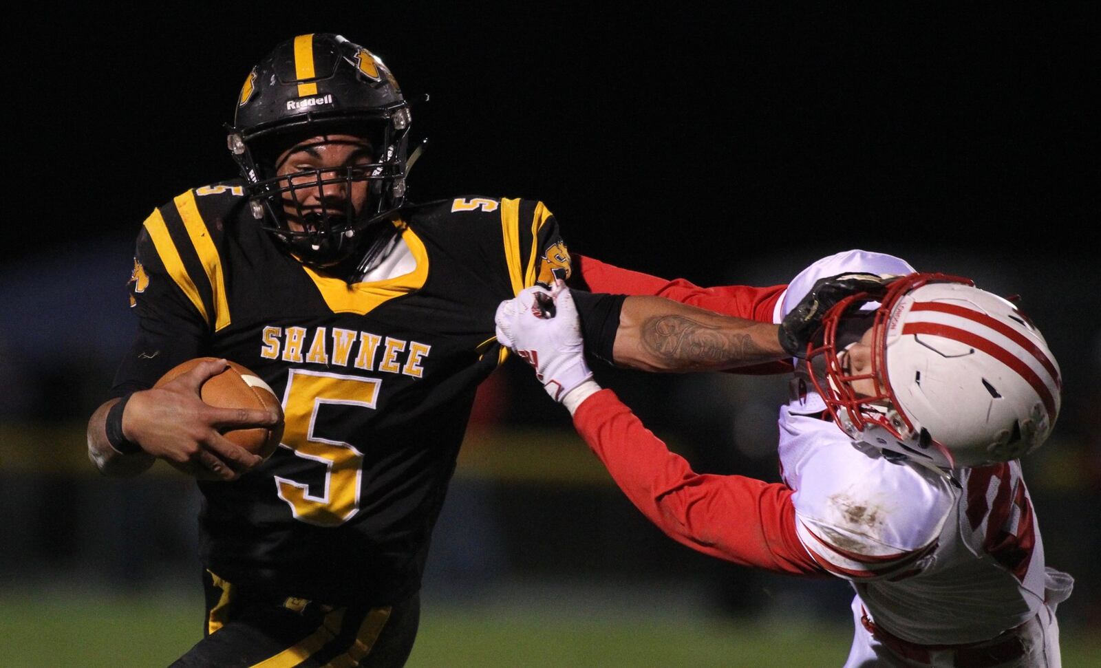 Senior QB Robie Glass of Springfield Shawnee is the combined Divisions IV-V offensive player of the year. David Jablonski/Staff