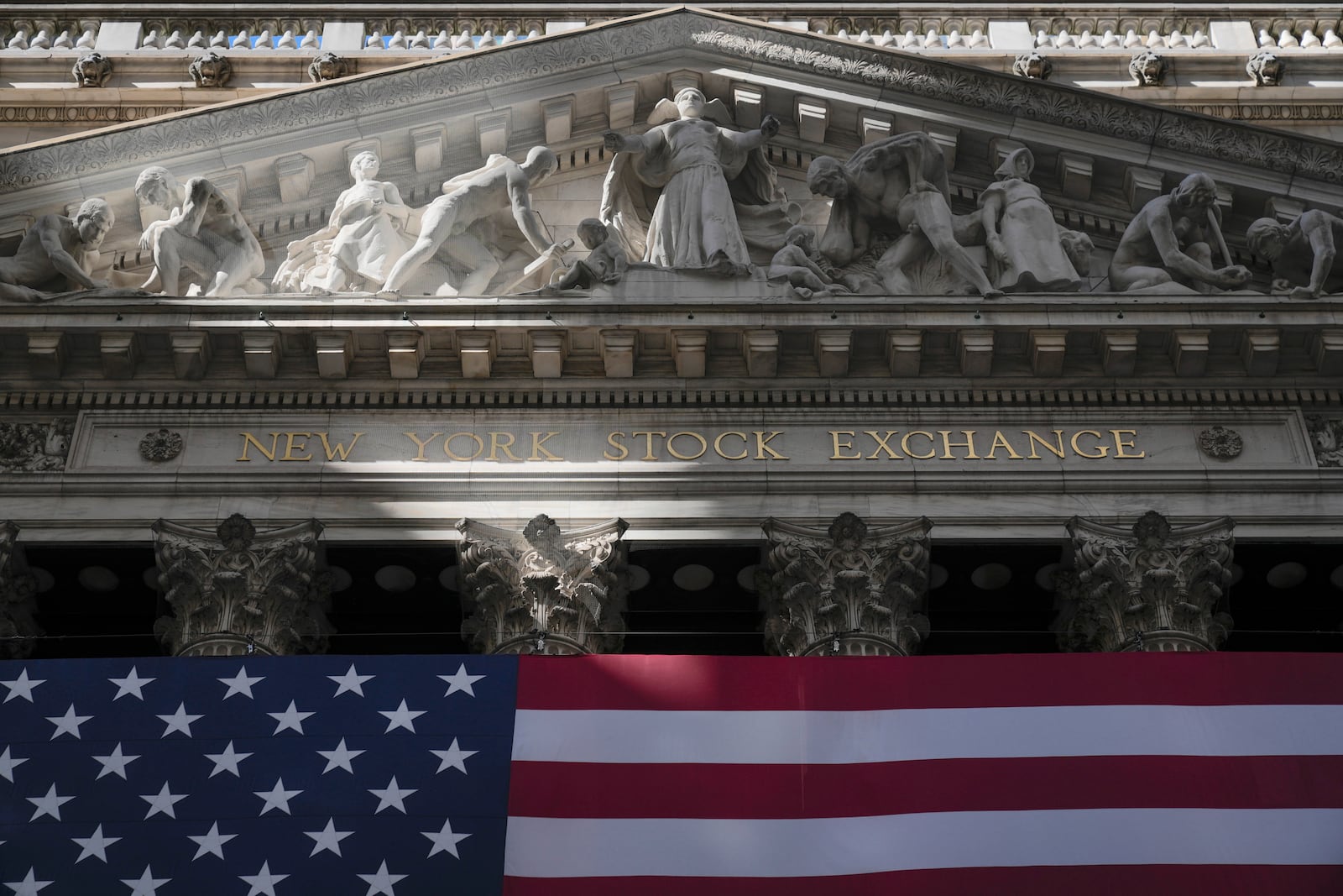 The New York Stock Exchange is seen in New York, Wednesday, Feb. 26, 2025. (AP Photo/Seth Wenig)