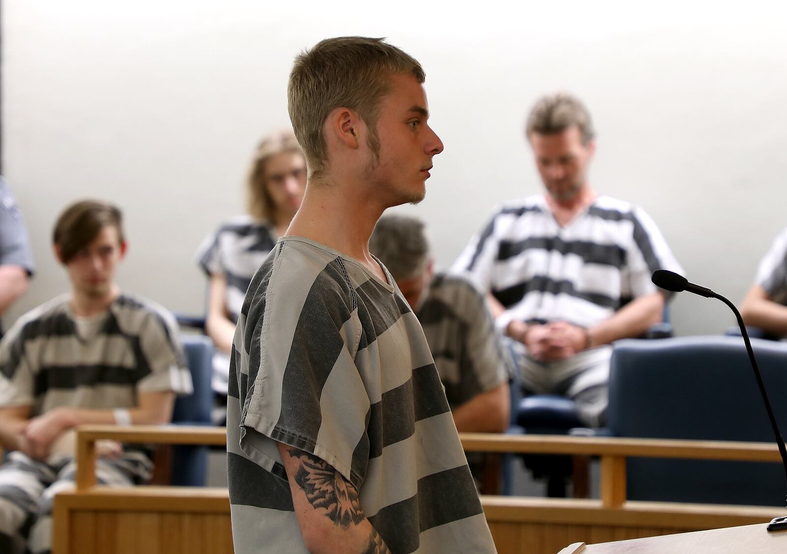 Tyler Pratt appears in Clark County Municipal Court Monday. BILL LACKEY/STAFF