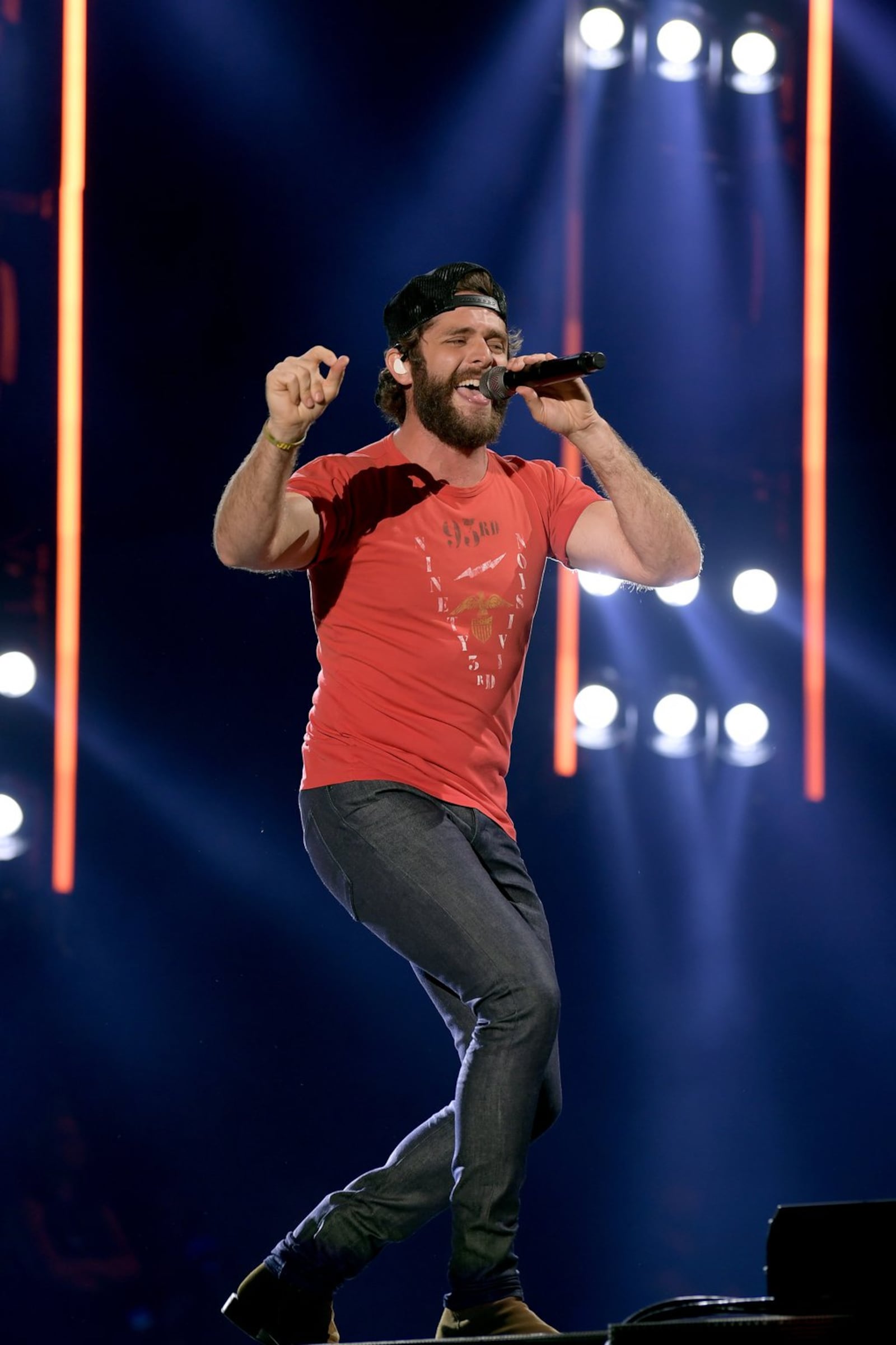 NASHVILLE, TENNESSEE - JUNE 07: (EDITORIAL USE ONLY) Thomas Rhett performs on stage during day 2 for the 2019 CMA Music Festival on June 07, 2019 in Nashville, Tennessee. (Photo by Jason Kempin/Getty Images)