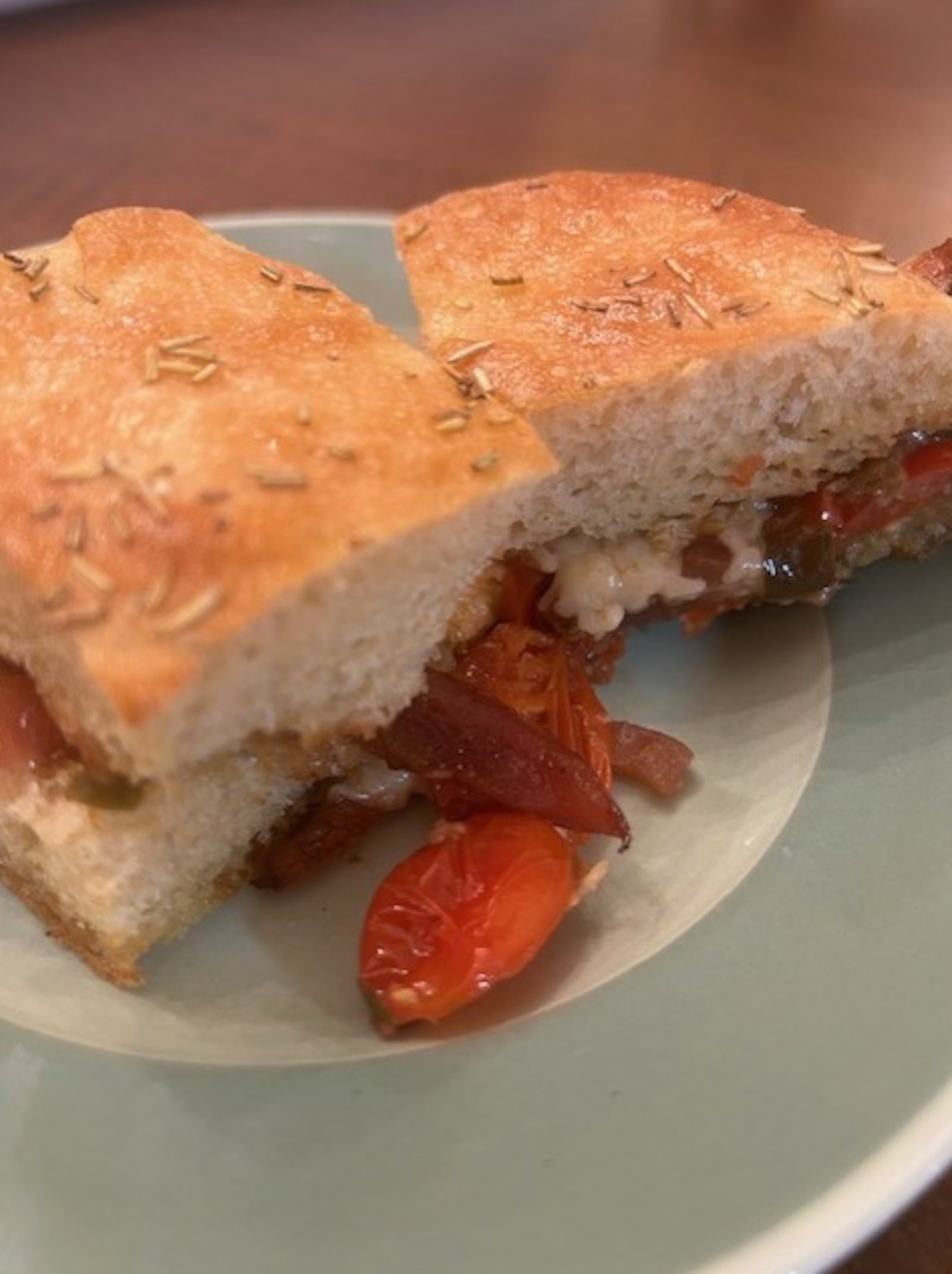 Brie and vegetables sautéed in balsamic vinegar on focaccia bread are a creative slider alternative. JANA COLLIER/CONTRIBUTED