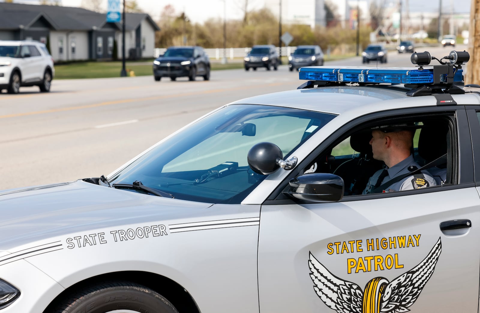 Ohio State Highway Patrol Sgt. Tyler Ross. NICK GRAHAM/STAFF