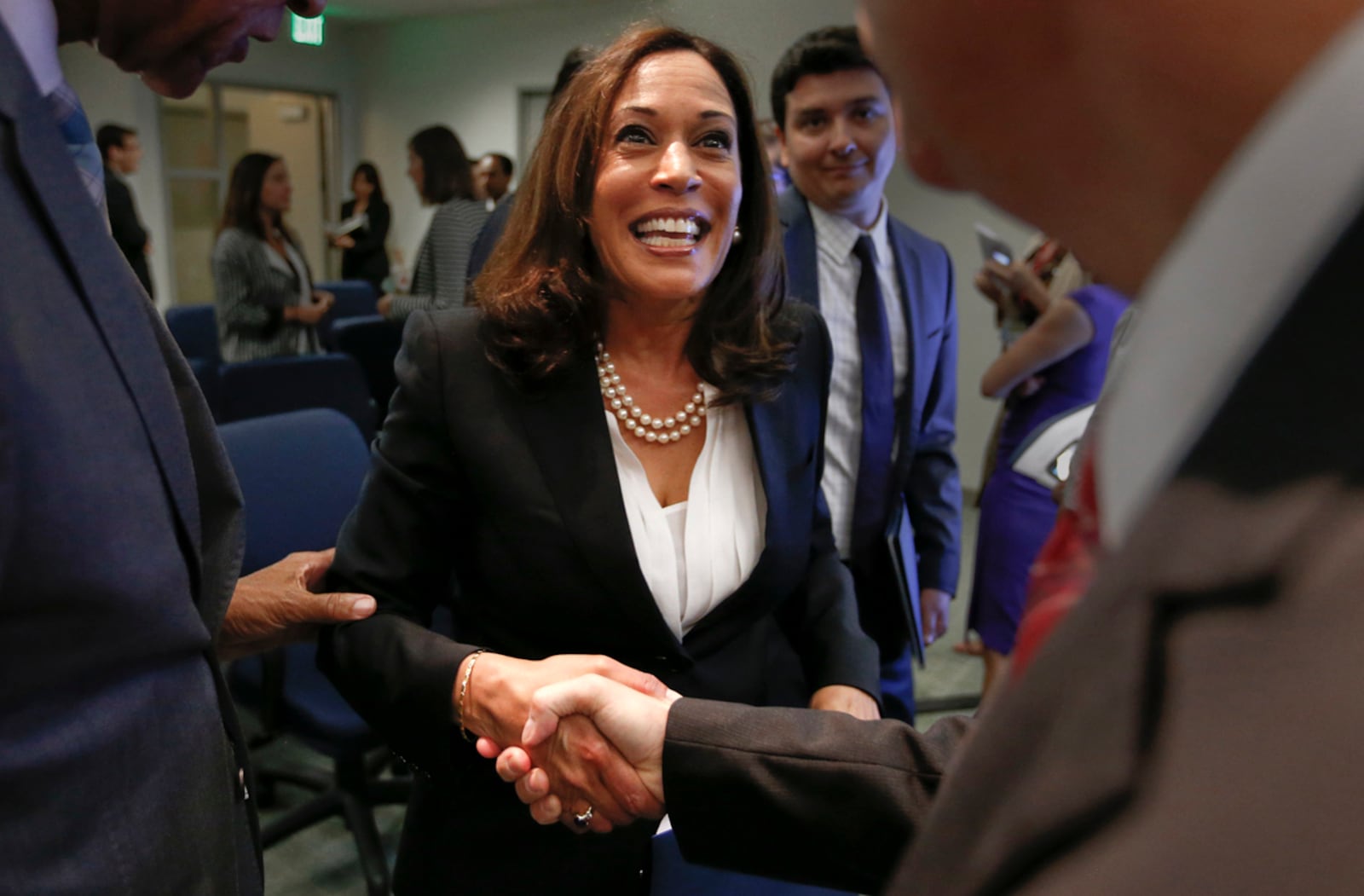 Kamala Harris photo from her time as the Attorney General for the state of California. 