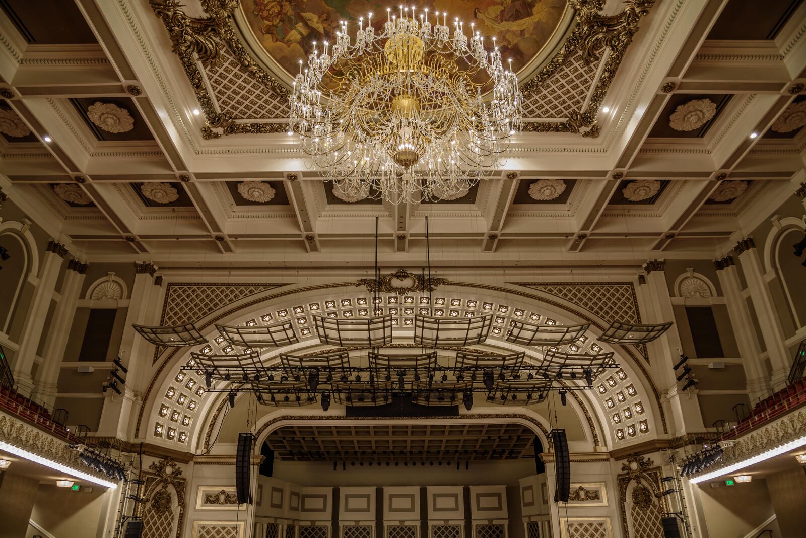 Cincinnati Music Hall, located in the Over-the-Rhine neighborhood across from Washington Park, was built in 1878. Music Hall is home to the Cincinnati Symphony Orchestra, Cincinnati Pops Orchestra, Cincinnati Opera, Cincinnati Ballet and the May Festival. A massive $143 million dollar renovation of this historic venue was undertaken from June 2016 until October 2017. Architect Samuel Hannaford designed the building in the High Victorian Gothic Revival architectural style. The venues featured in this gallery are the main Springer Auditorium, Wilks Studio and Music Hall Ballroom. Music Hall was added to the National Register of Historic Places in 1970 and designated a National Historic Landmark in 1974. TOM GILLIAM / CONTRIBUTING PHOTOGRAPHER