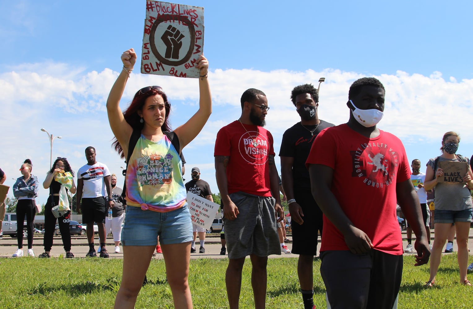 Scenes from peace rally in Springfield