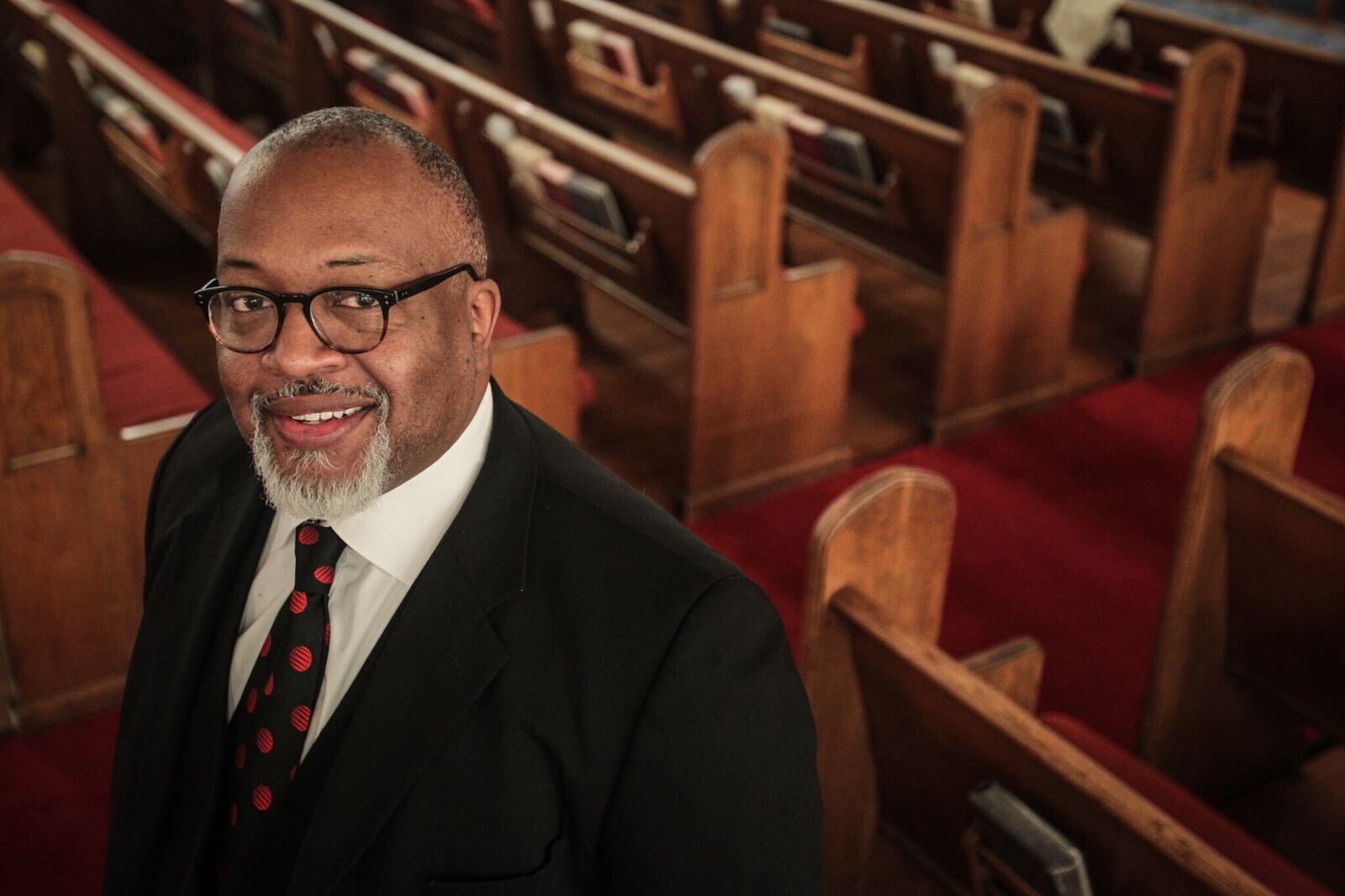 Pastor Peter E. Matthews of the Historic McKinley UMC on Hawthorn St. in Dayton.