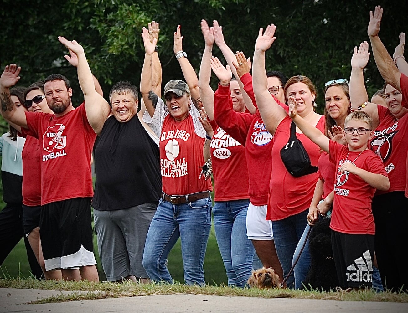 Northwestern community shows support