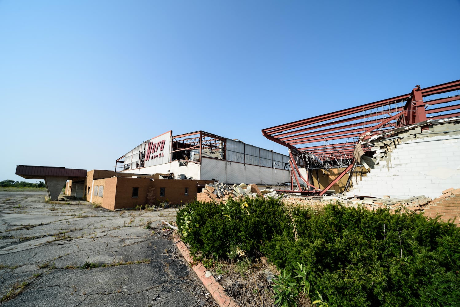 Last look inside Hara Arena