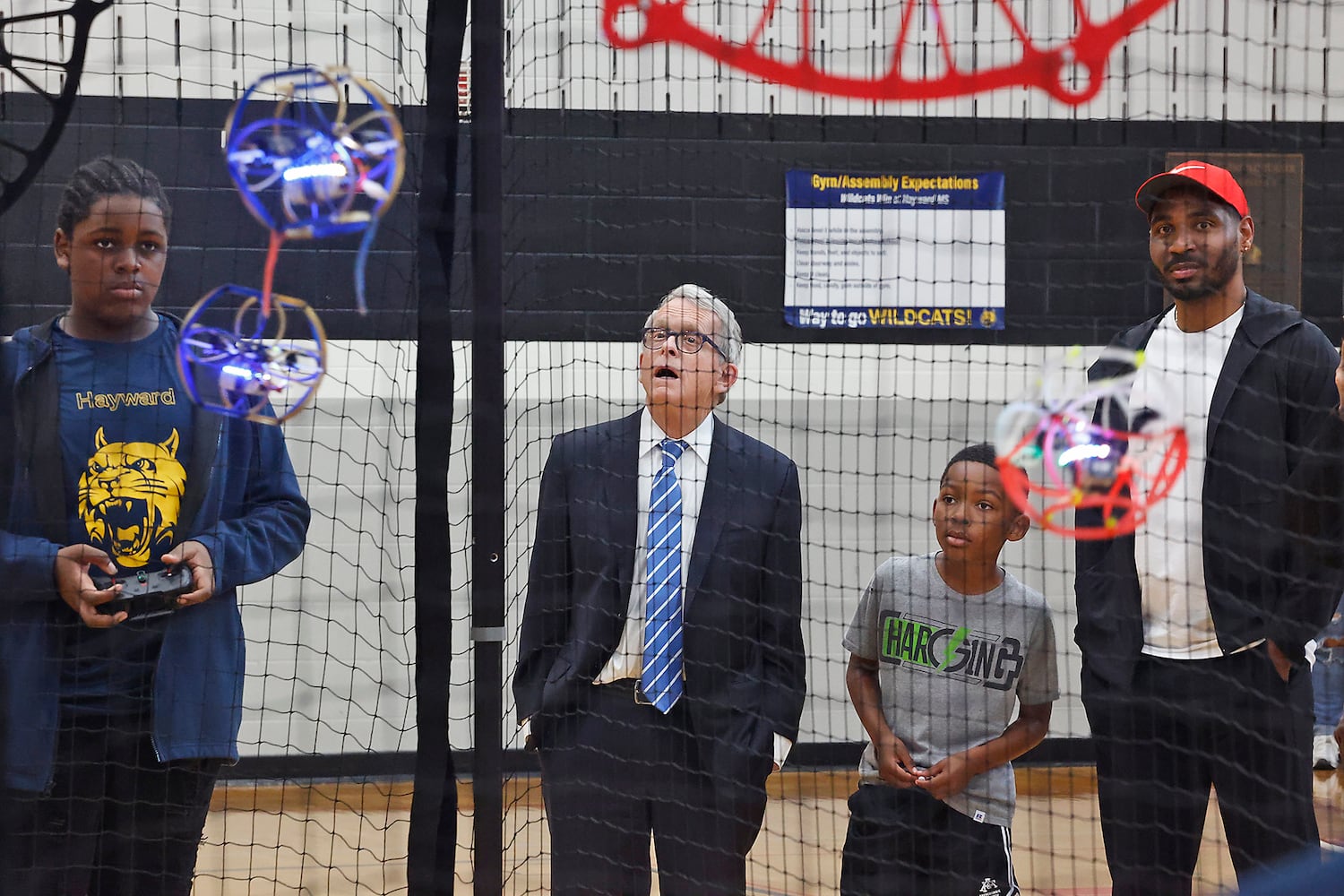 050724 DeWine Drone Soccer SNS