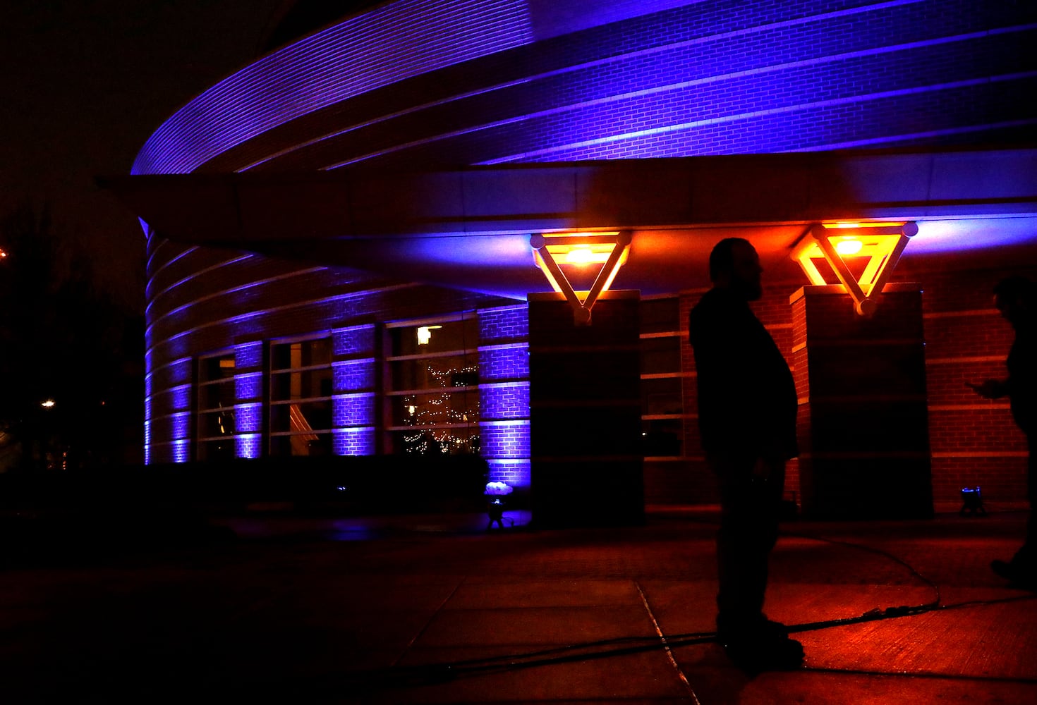 PHOTOS: Clark State Lights Up For Healthcare Workers