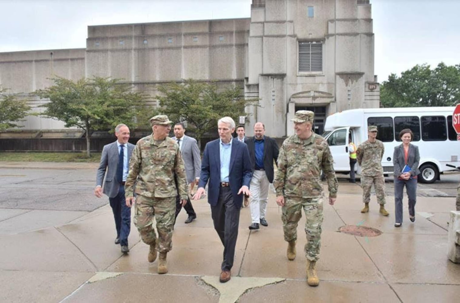 Rob Portman at Wright-Patterson AFB