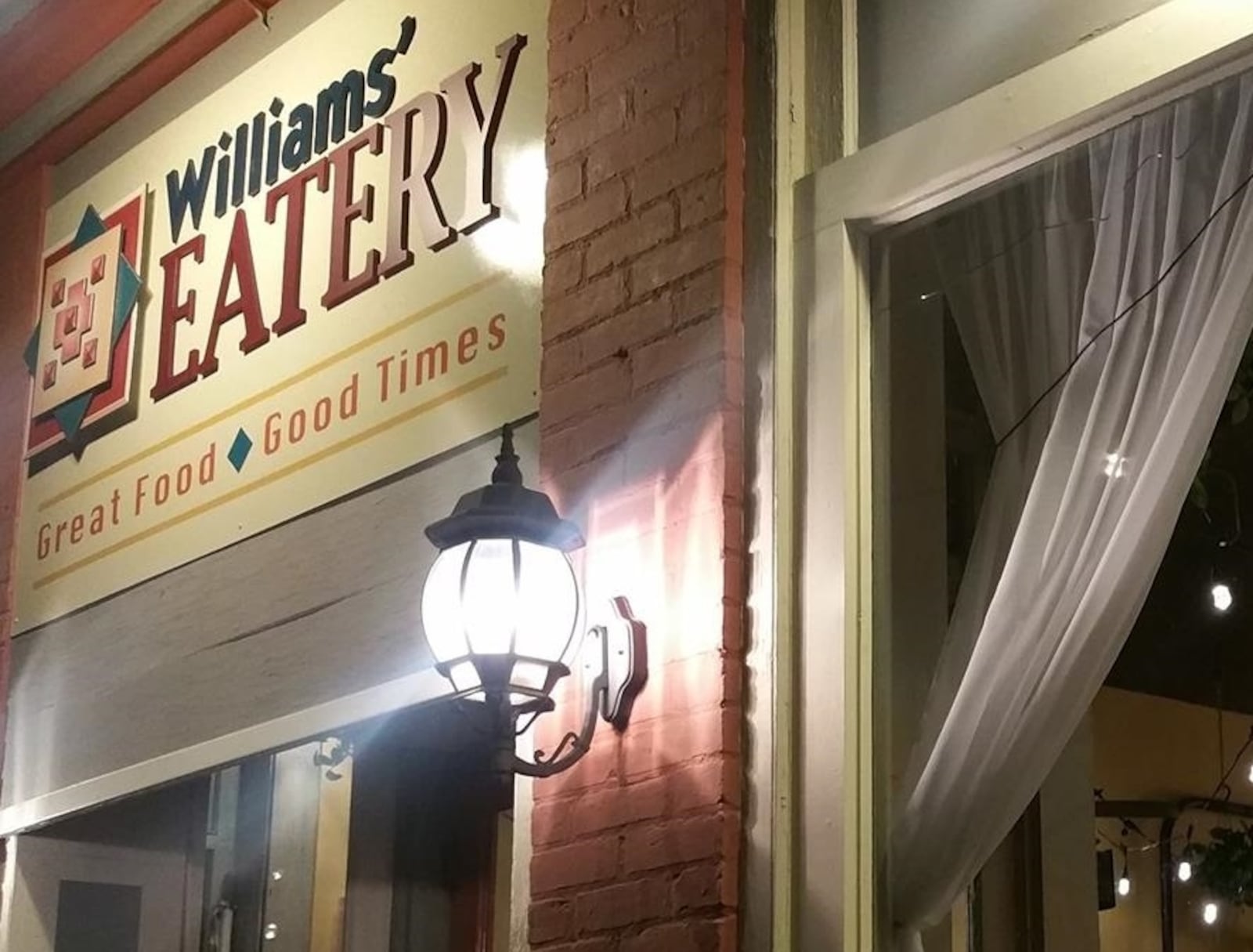 This photo of the entrance to Williams Eatery in Yellow Springs is from the Williams Eatery Facebook page.