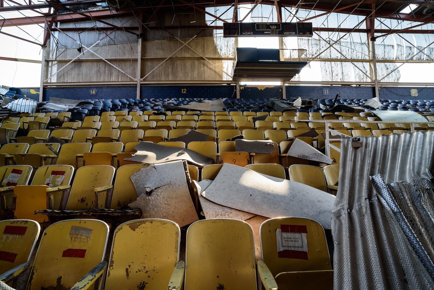 Last look inside Hara Arena