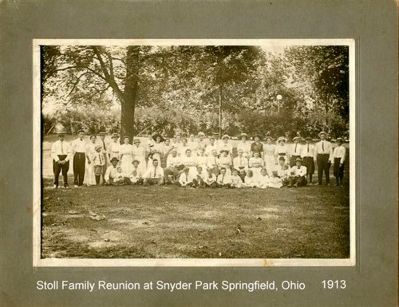 Historic photos of Stoll family