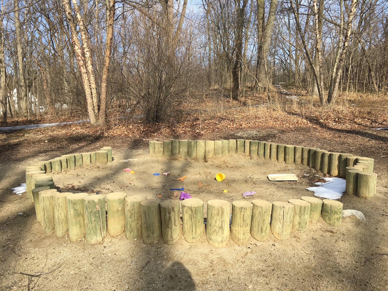 The nature play area at Hills & Dales MetroPark in Kettering. PHOTO CREDIT: Sarah Franks