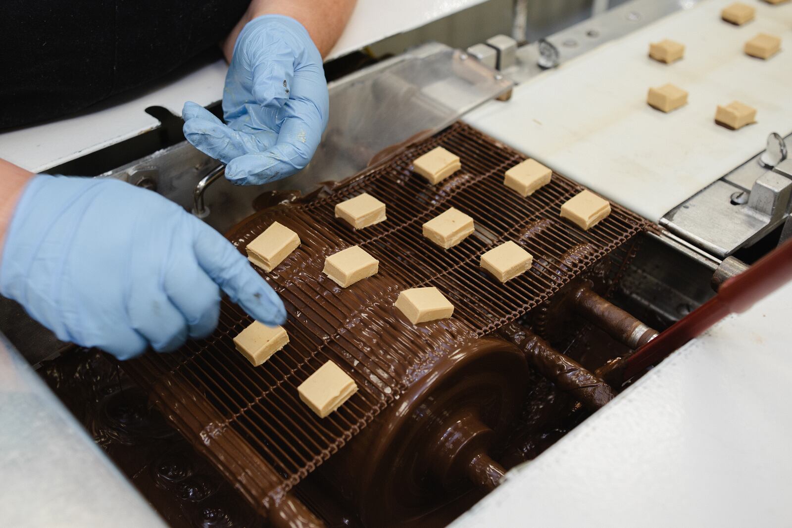 Winans chocolates + Coffee is known for being a hometown chocolate company. The same family recipes used decades ago are still being used. Like these peanut butter delights.