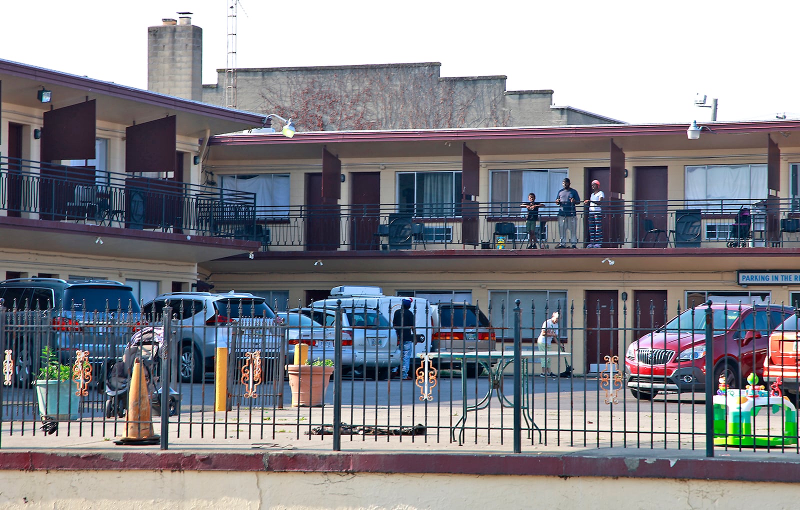 The Executive Inn, a City of Springfield run homeless shelter for families, Wednesday, July 24, 2024. BILL LACKEY/STAFF