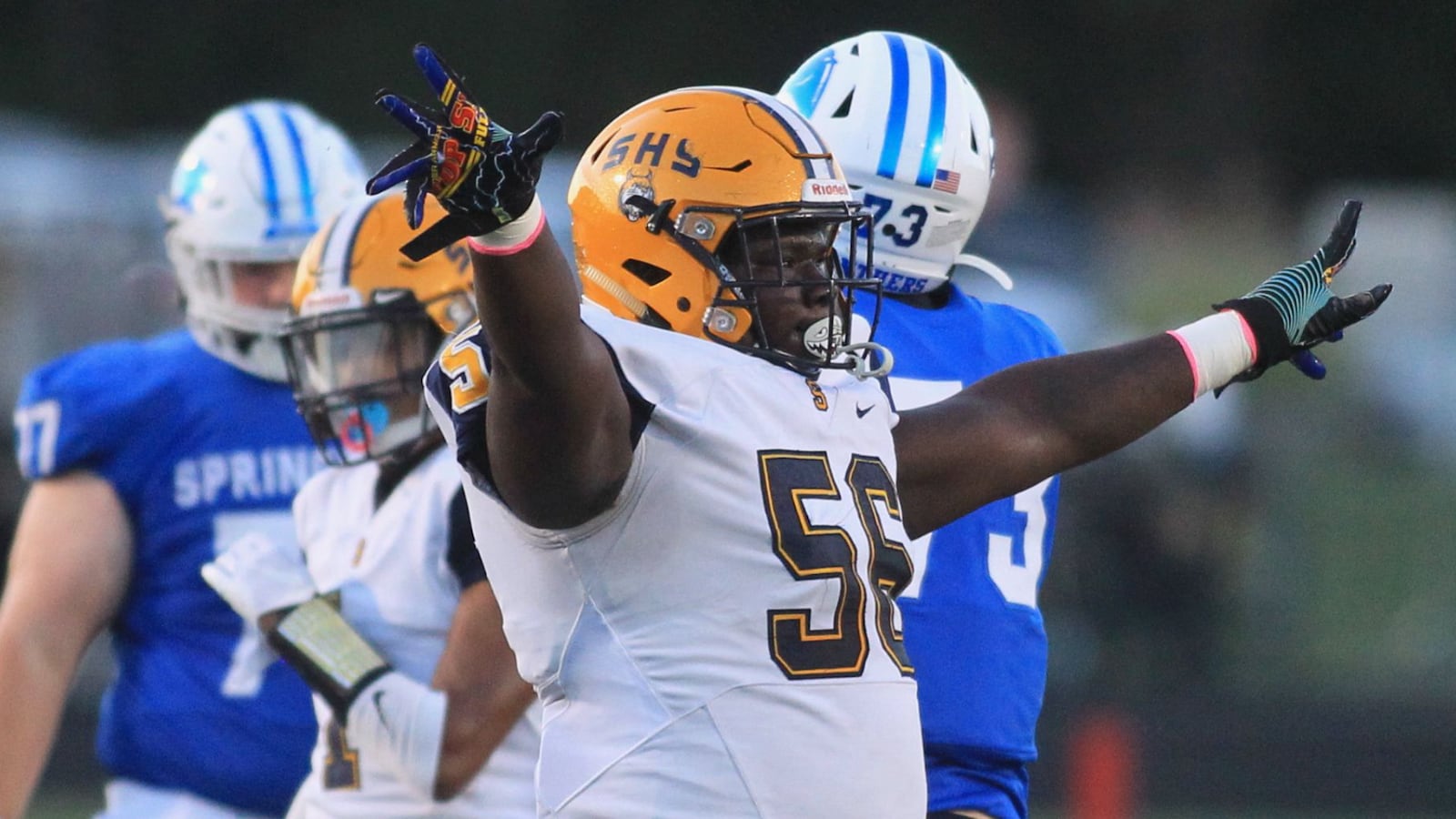 Springfield against Springboro on Friday, Oct. 1, 2021, at CareFlight Field in Springboro. David Jablonski/Staff