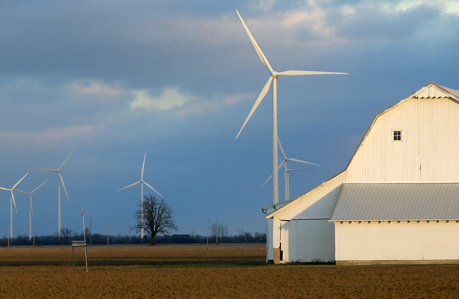 The wind turbines in Van Wert County, Ohio Wednesday, Jan. 4. 2017. Bill Lackey/Staff