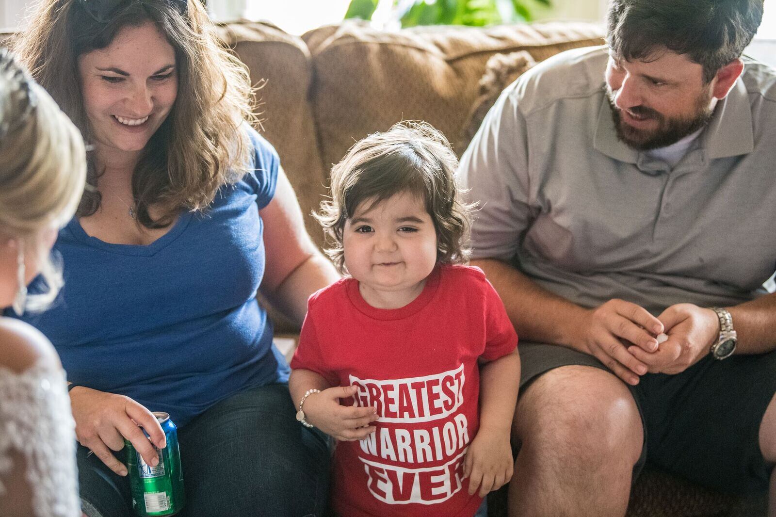 Cancer survivor Skye Savren-McCormick, 3 served as flower girl for her bone marrow donor, 26-year-old Hayden Hatfield Ryals.