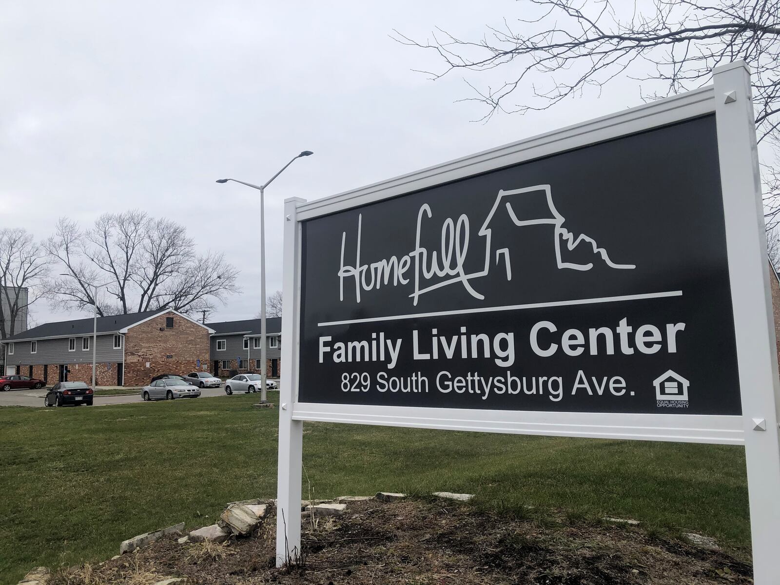 The Homefull Family Living Center at 829 S. Gettysburg Ave. is adjacent to the 16-acre site targeted for a new food hub and farmer's market. CORNELIUS FROLIK / STAFF