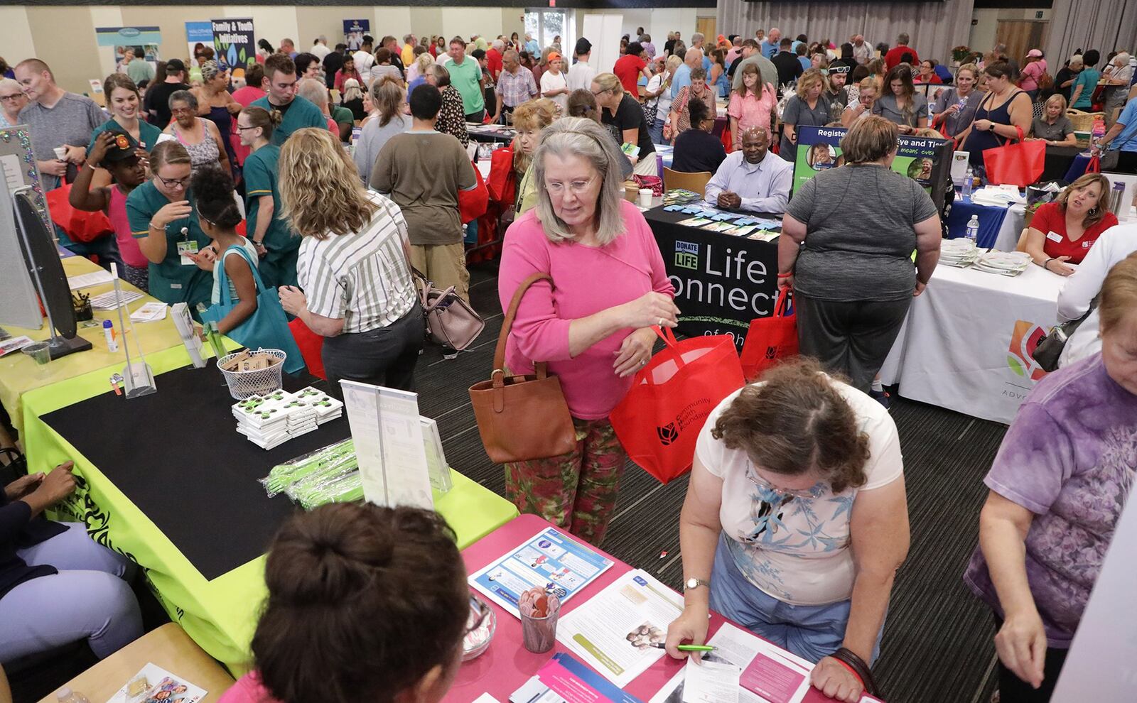 The Community Health Foundation’s annual Health Expo in 2020 at the Hollenbeck-Bayley Conference Center. BILL LACKEY/STAFF