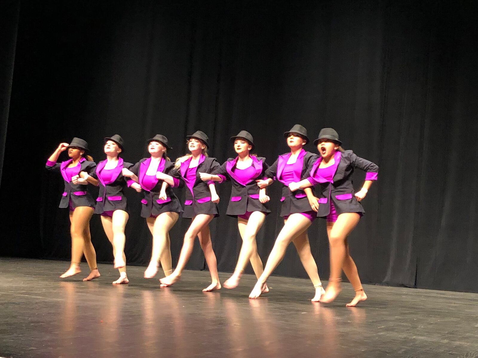 "Springfield Spotlight" featured several area dancers and the Springfield High cheerleaders and directed by Mariah Simison as part of a special welcome at Sunday's Dance Stomp Shake show at the Clark State Performing Arts Center.