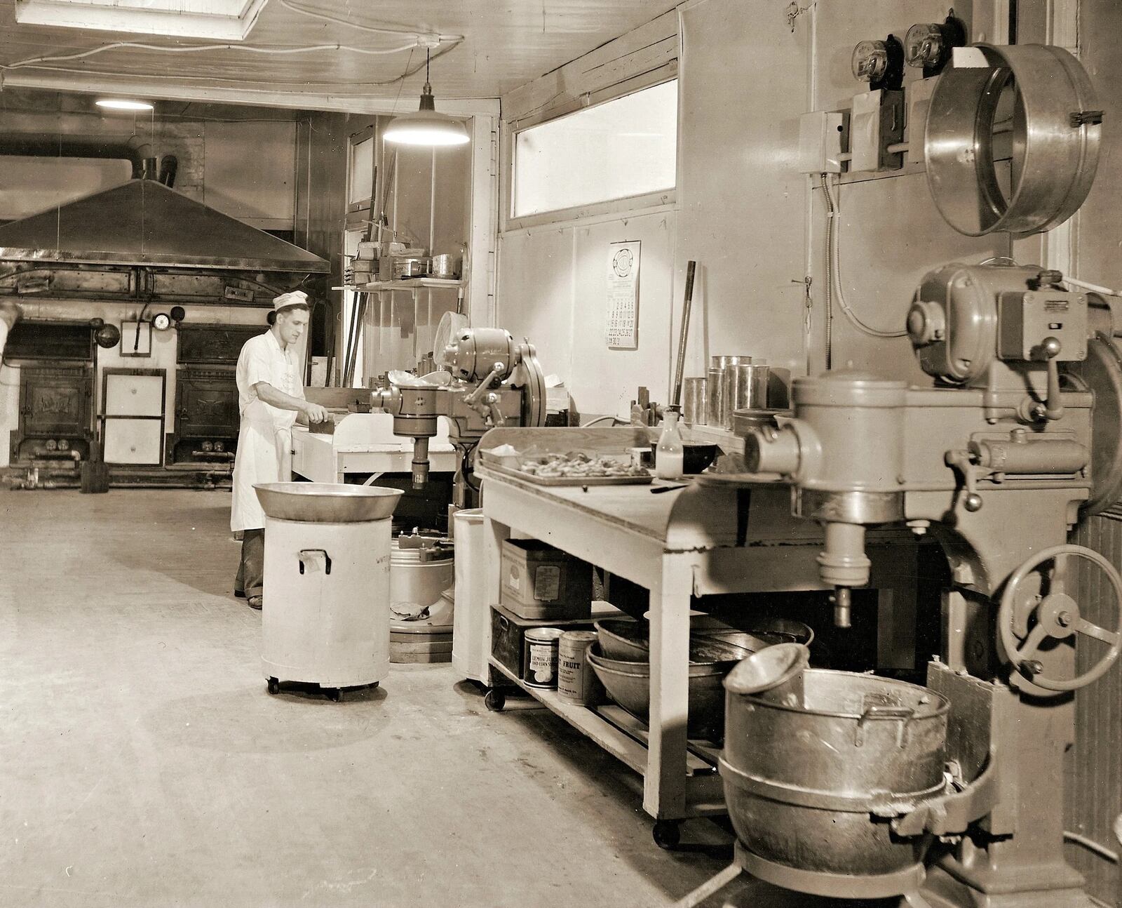 The original Winans Chocolates was founded in 1961 by Max & Dick Winans. The original Hobart mixer, shown in this photo, is still in use today at the factory.