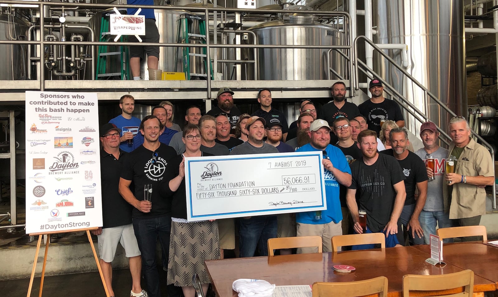 The Dayton Beer Bash raised more than $56,000 for tornado relief -- an amount that shocked even its organizers.