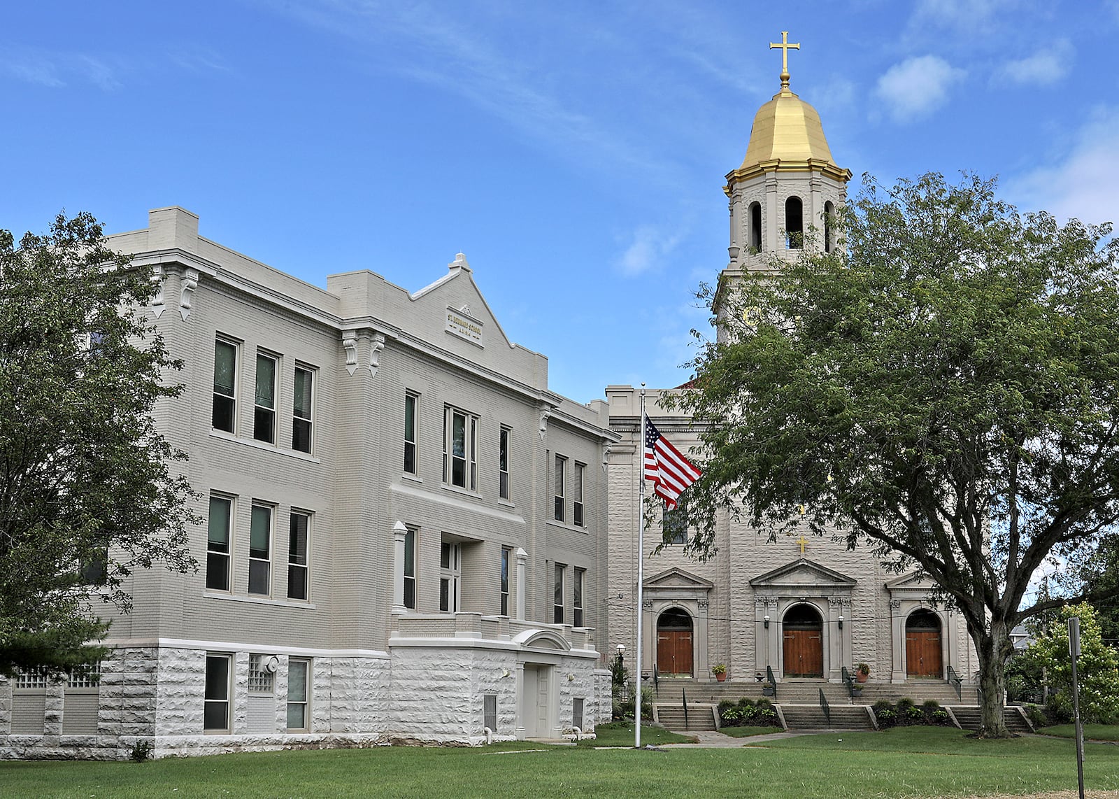 St. Bernard Catholic Church in Springfield. BILL LACKEY/STAFF