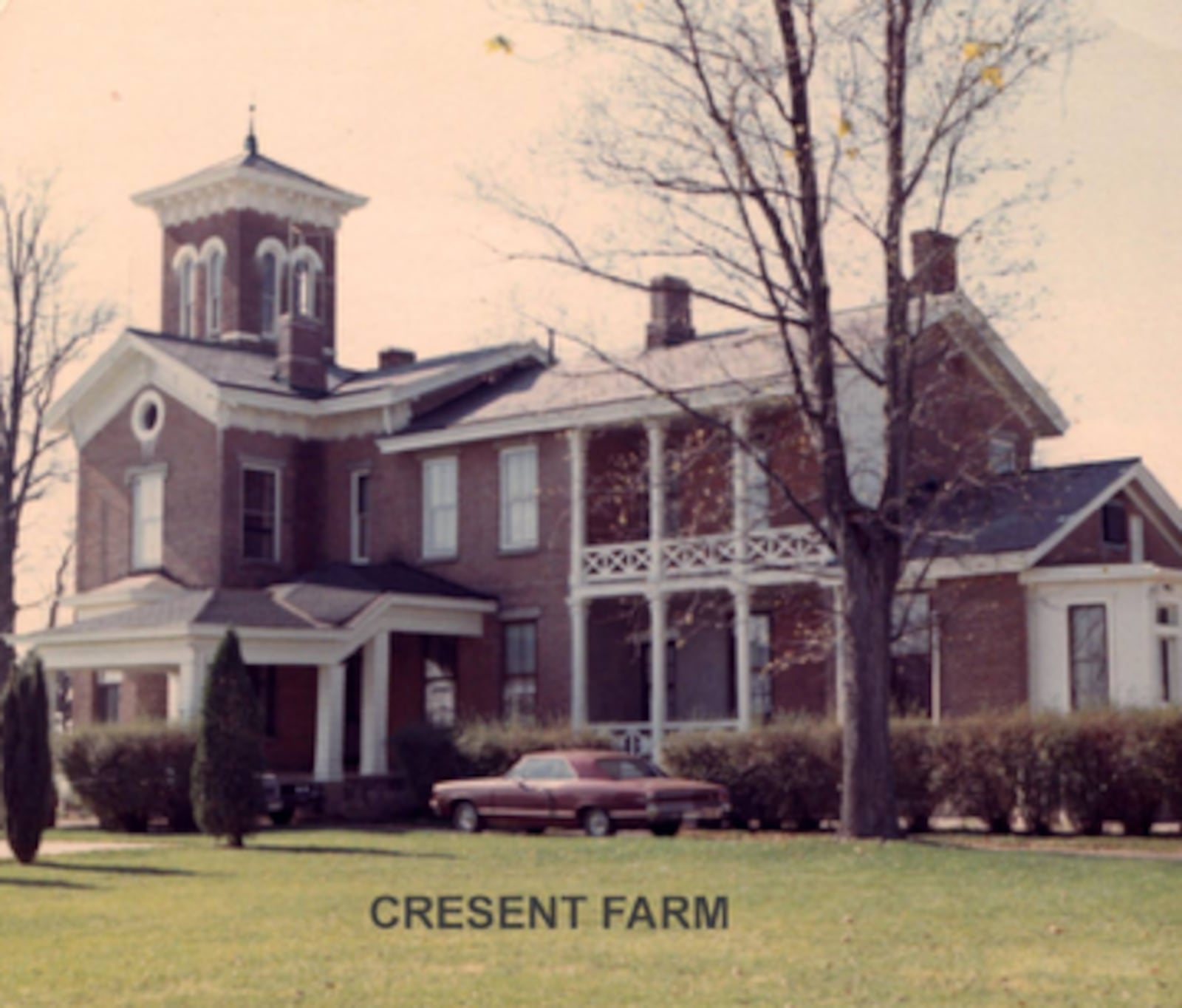 Felix Calabrese bought this still standing mansion on Ohio 36 east of Westville to establish a gambling club. (Photos courtesy of Mike Calabrese)