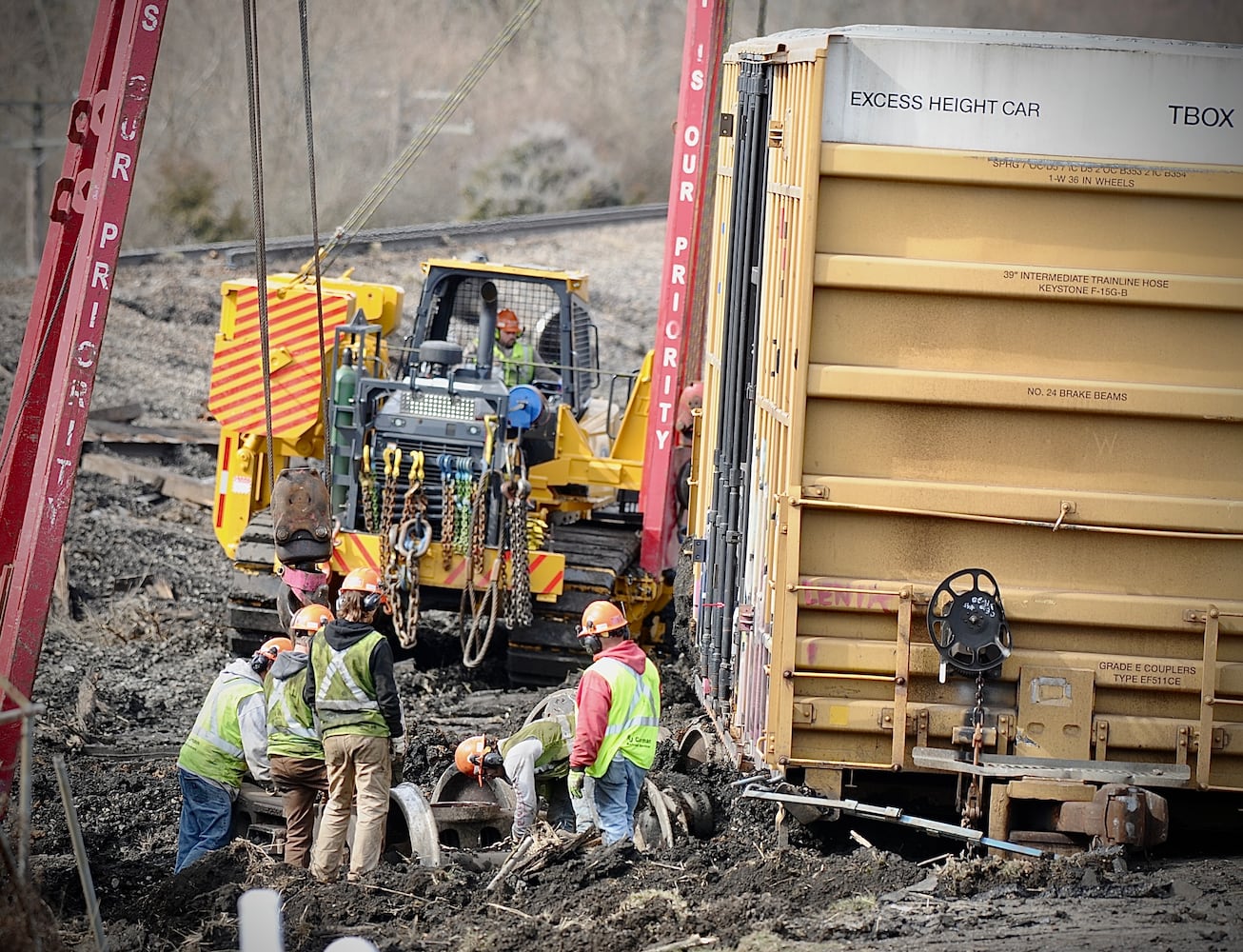 rail train cars, Clark county cleanup