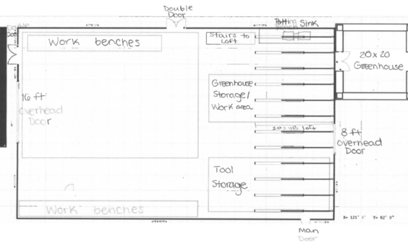 Triad Local School District students have been drawing plans of the new agricultural FFA barn. Contributed