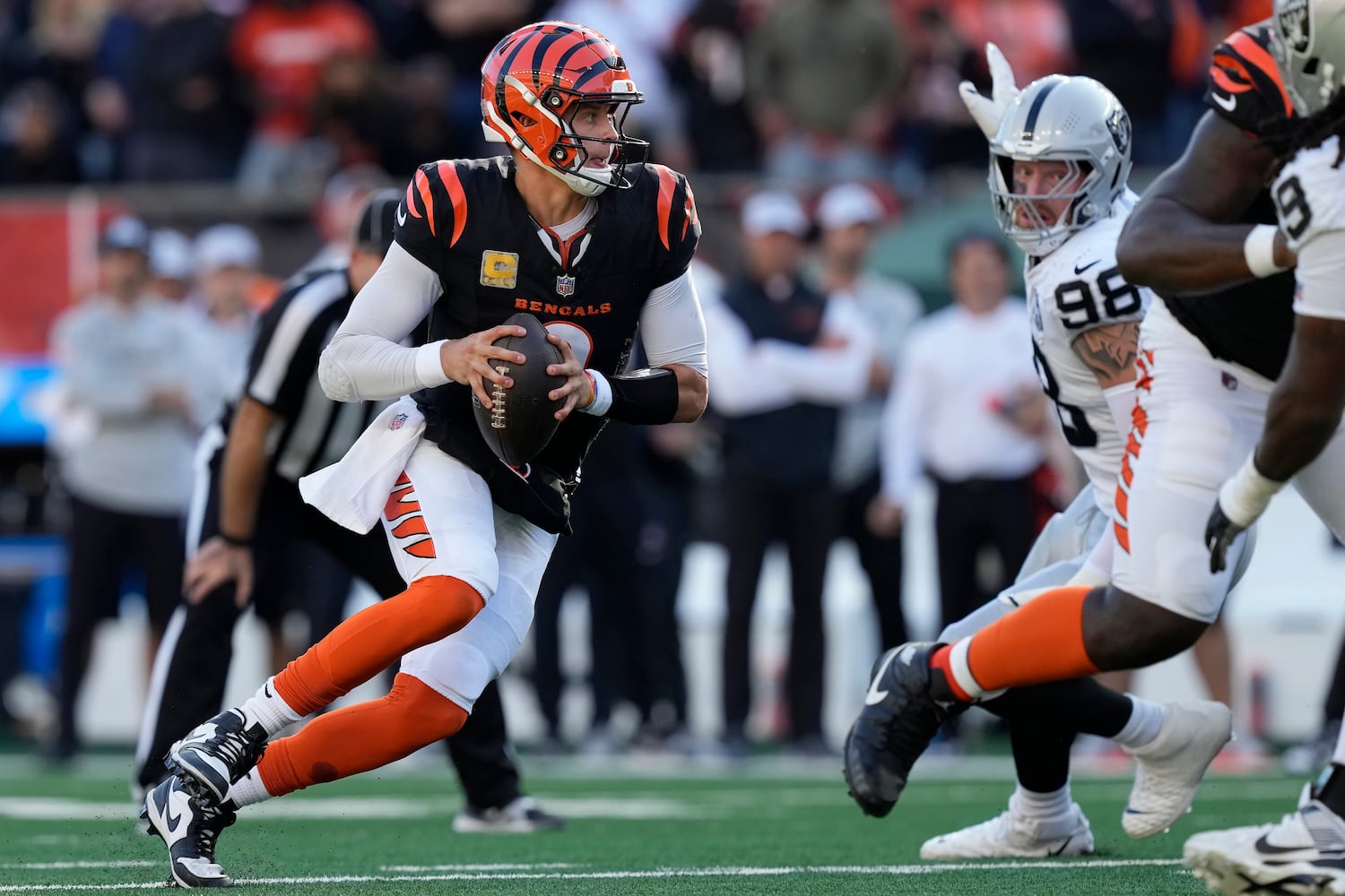 Raiders Bengals Football