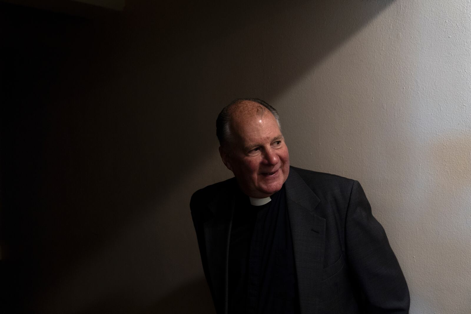 Rev. W. J. Mark Knutson gives a tour of the Augustana Lutheran Church, Thursday, Jan. 9, 2025, in Portland, Oregon. (AP Photo/Jenny Kane)