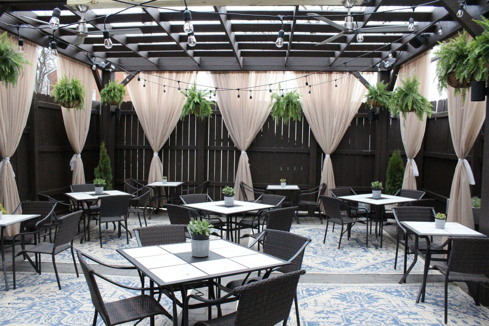 Salar Restaurant and Lounge, 400 E. Fifth St., will celebrate patio season by opening the renovated back patio space Saturday, April 13, 2019. The new back patio is pictured.