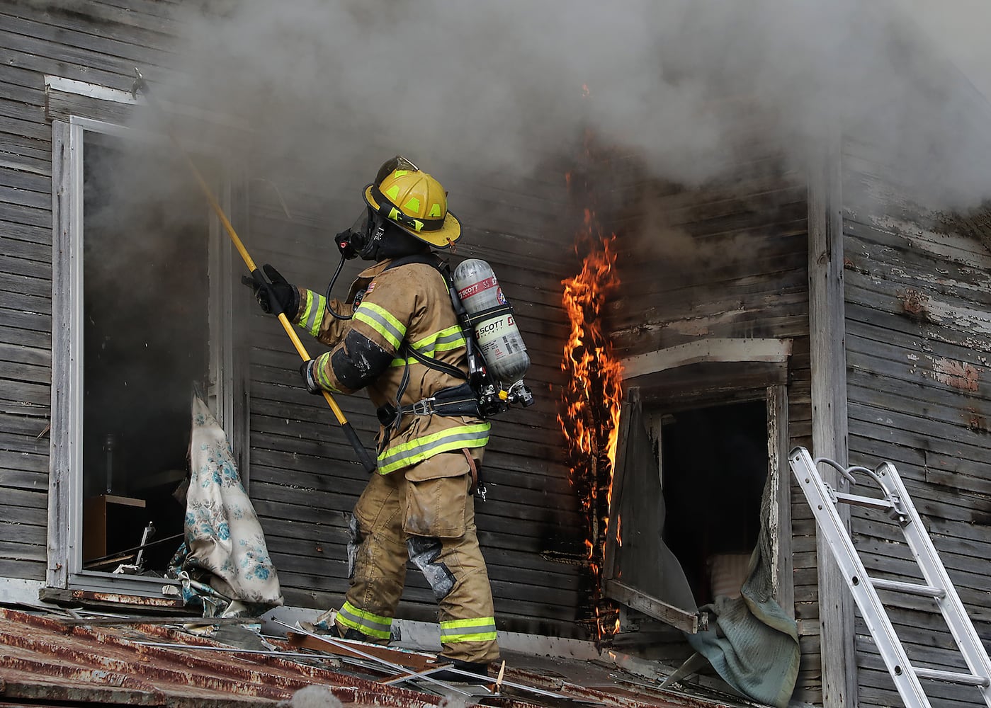 PHOTOS: Mechanicsburg Road Fire