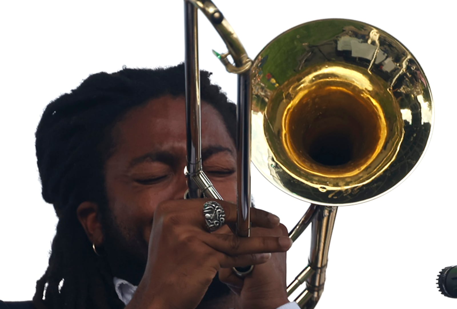 The Todd Stoll Septet plays at National Road Commons Park Friday, August 11, 2023 during the opening night of the Springfield Jazz & Blues Festival. BILL LACKEY/STAFF