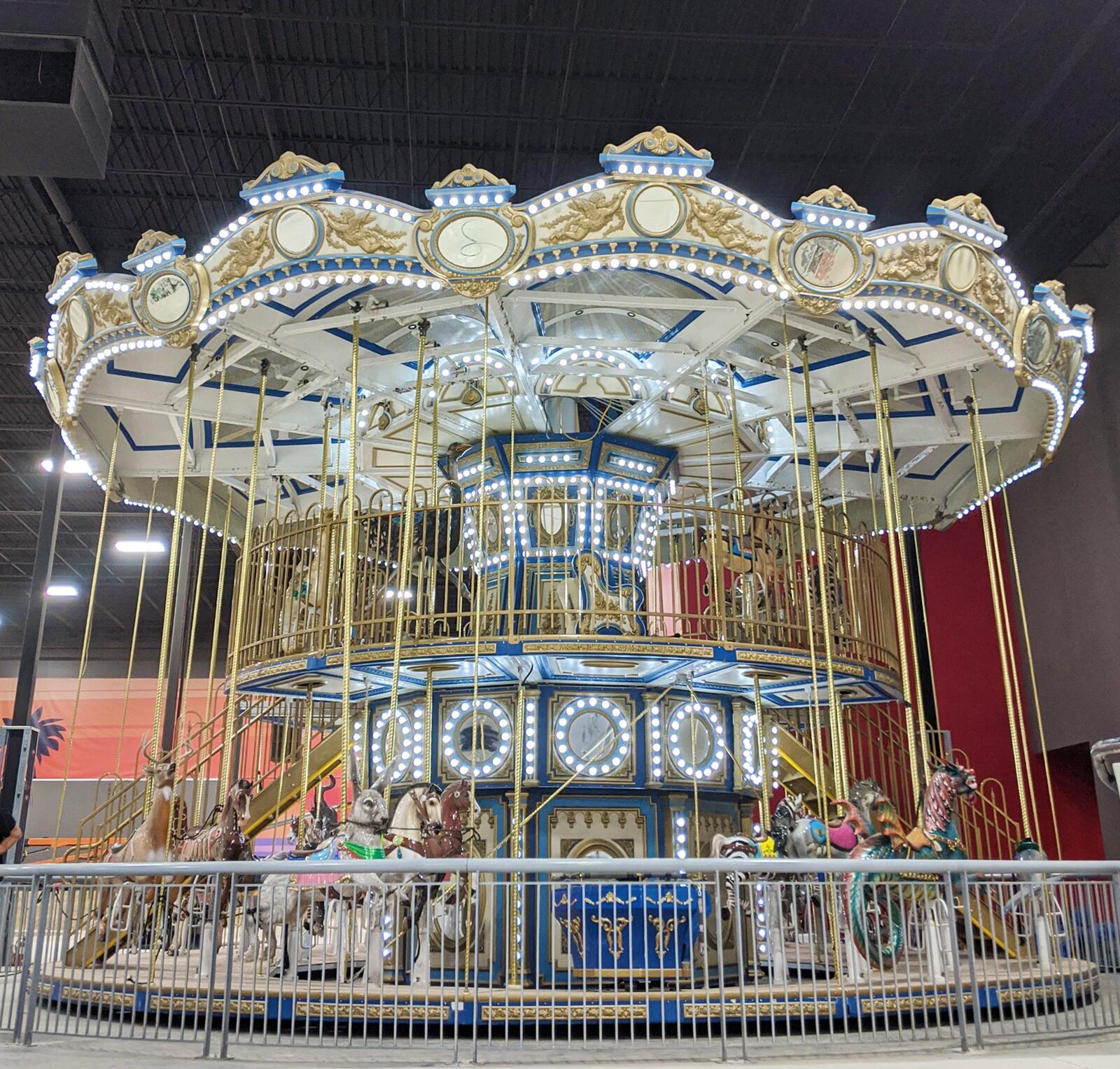 Scene 75 has added a double-decker carousel that will debut when the entertainment center re-opens in November 2020. CONTRIBUTED