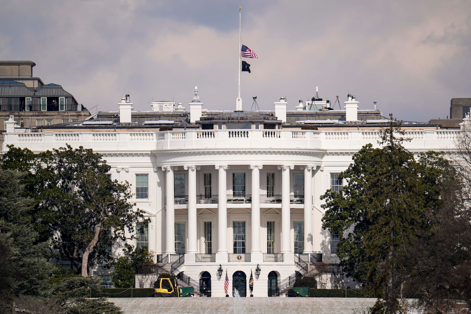 FILE - The White House is seen, Jan. 20, 2025, in Washington. (AP Photo/Mike Stewart, File)