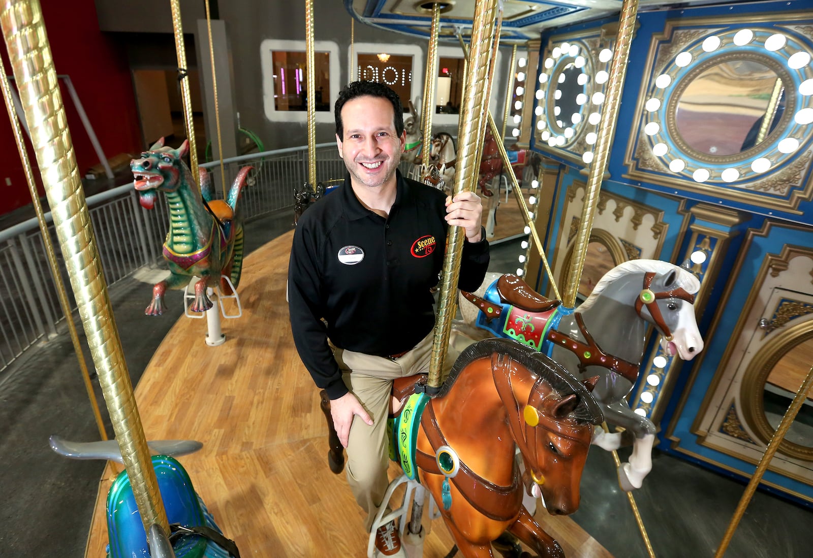 Jonah Sandler, the founder and chief entertainment officer of Scene75, in a 2019 photo. LISA POWELL / STAFF
