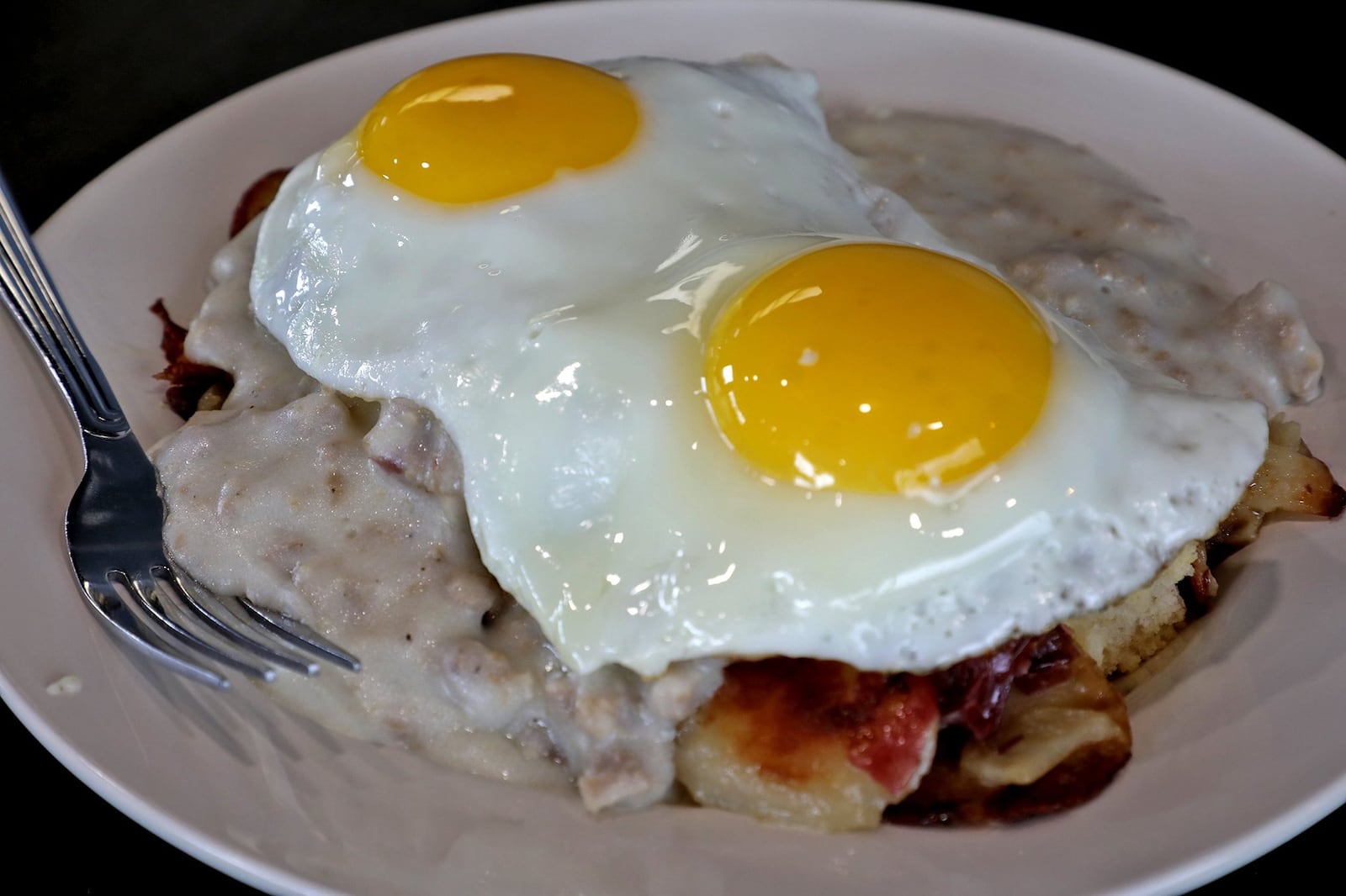 The Breakfast Bowl at The Half Day Cafe. BILL LACKEY/STAFF