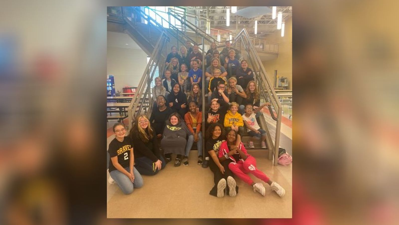 Clark-Shawnee Elementary sixth graders in the Brave Leaders Club decorated pumpkins to give to residents of The Springfield Ohio Masonic Home. Contributed