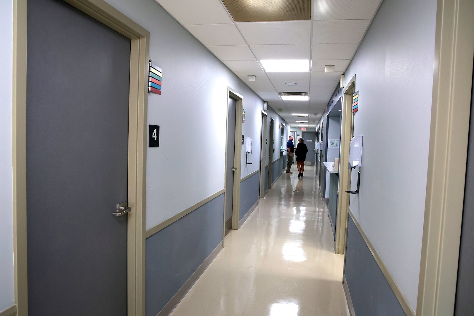 A ribbon cutting ceremony was held for Mental Health Services' new building on East High Street in Springfield Thursday, August 1, 2024. The new facility will house primary care services for patients and behavioral health services. BILL LACKEY/STAFF