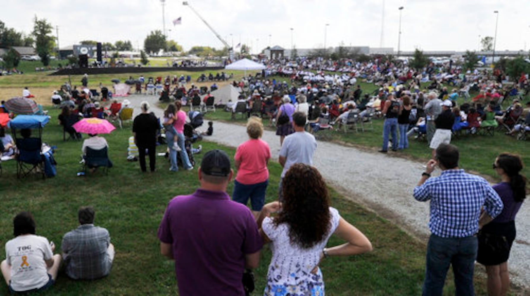 9/11 Memorial ceremony in Urbana